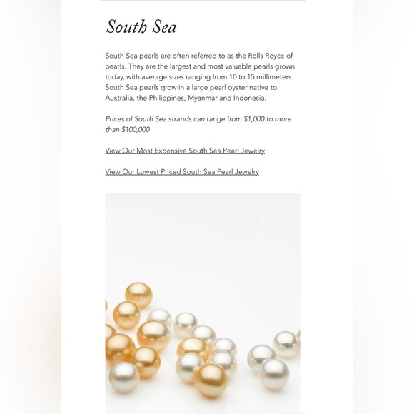 Natural Burmese Golden South Sea Pearls Statement Necklace imported from Myanmar - Picture 6 of 6